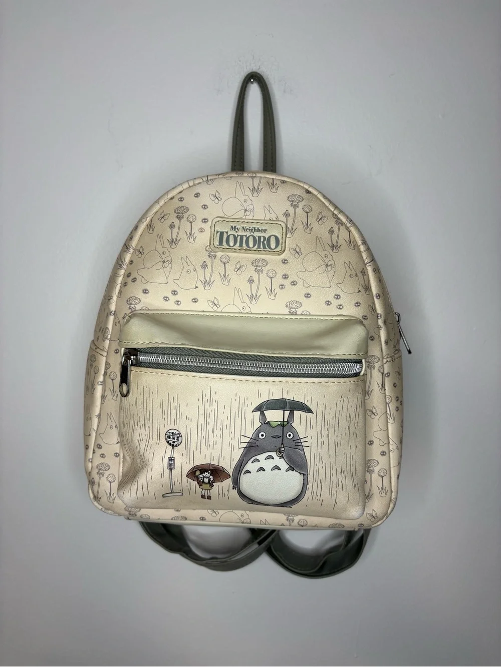 My Neighbor Totoro Loungefly Mini Backpack Cream Gray Her Universe